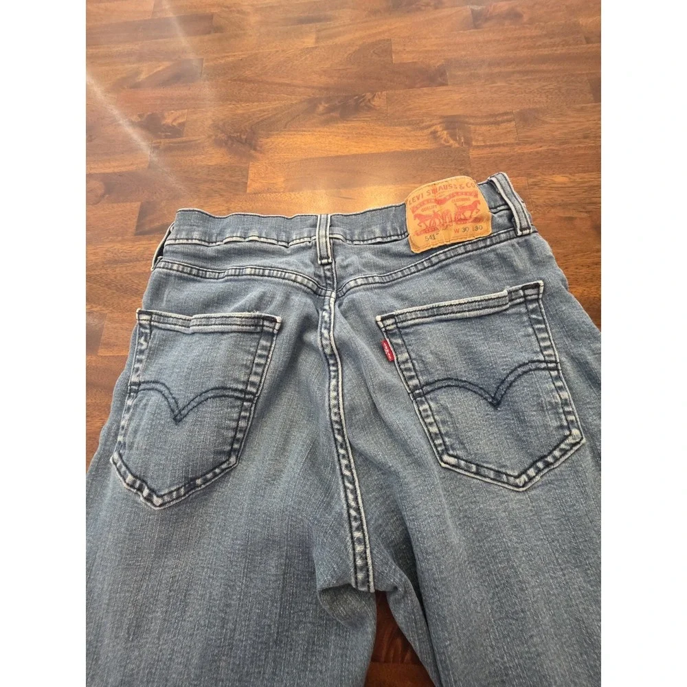 Levi's 541 Athletic Fit Men's Blue Jeans Size 30×30 Stretch